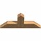 Ekena Millwork Portland Timber Gable Bracket, Western Red Cedar, 36"W x 15"H x 3 1/2"D x 5 1/2"F, 10/12 Pitch GBW036X15X0406POR00SWR - alternate 2